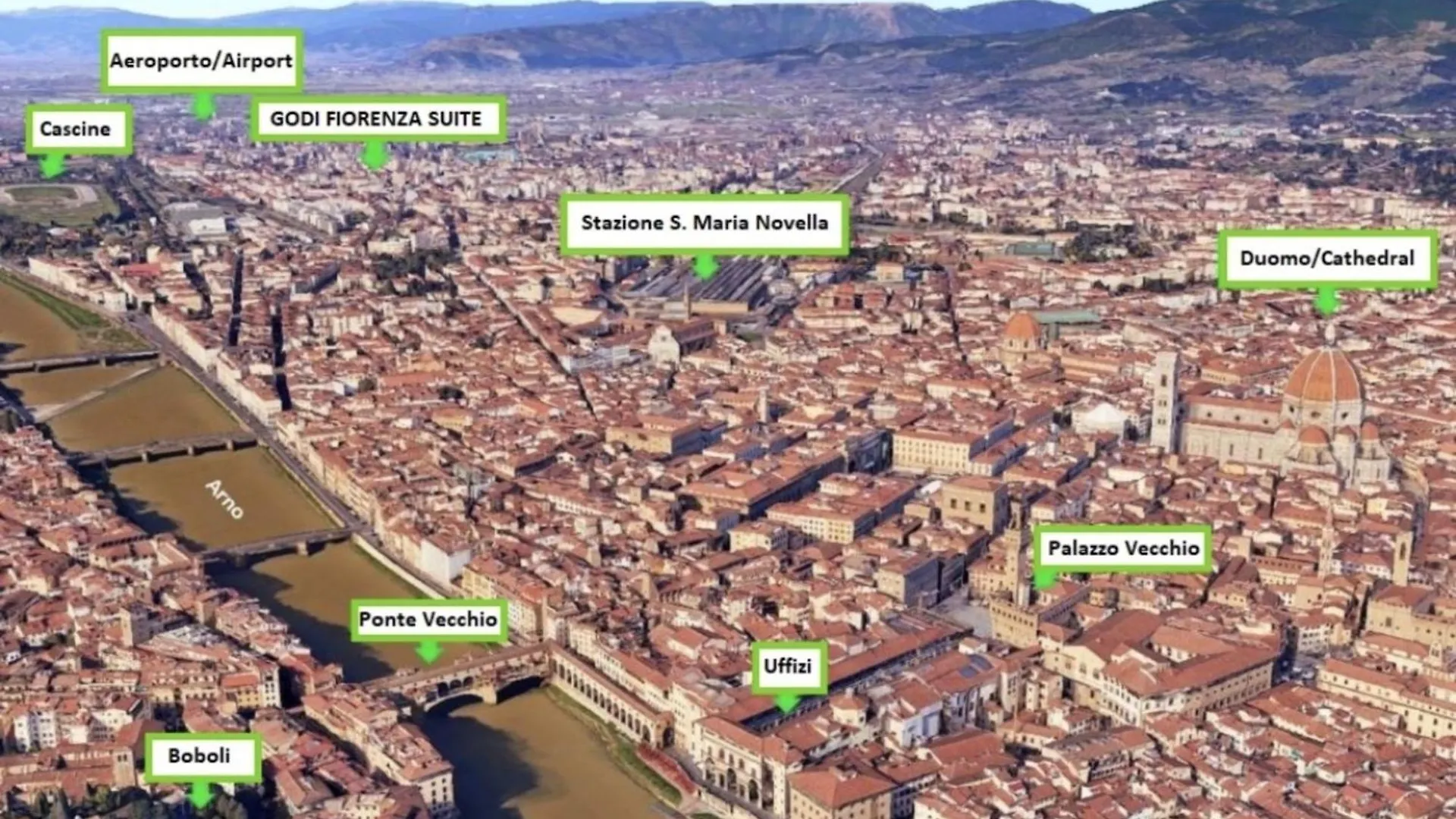 Godi Fiorenza Suite - Duomo A 15 Minuti E Aeroporto A 4 Minuti Con Tramvia T2 Firenze Lejlighed